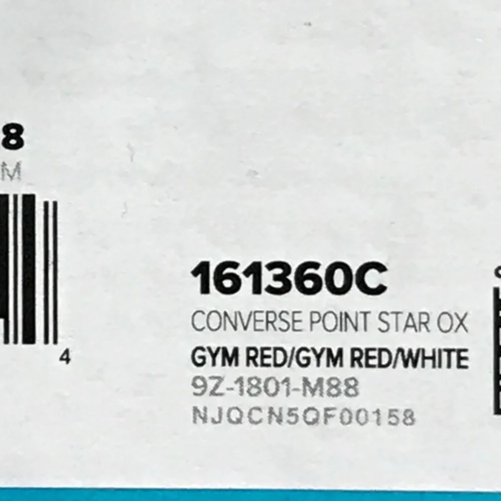 Converse Point‎ Star Ox Gym Red White Shoes - Picture 7 of 7